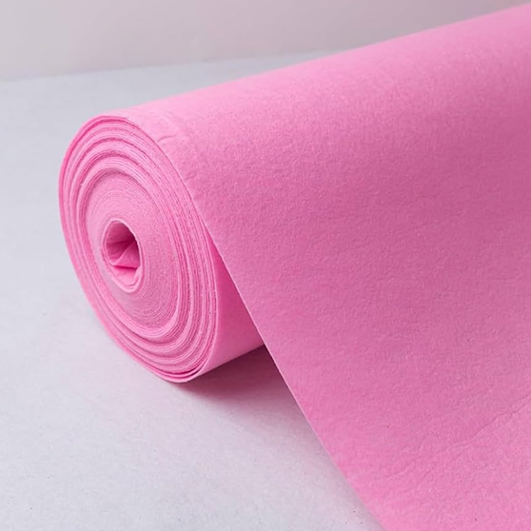 PARTYRAMA.CO.UK Candy Pink Exhibition Carpet Runner – 1 Metre Wide x 5 Metres Long – Heavy Duty Ribbed Floor Covering – Fire-Retardant, Recyclable for Events & Weddings