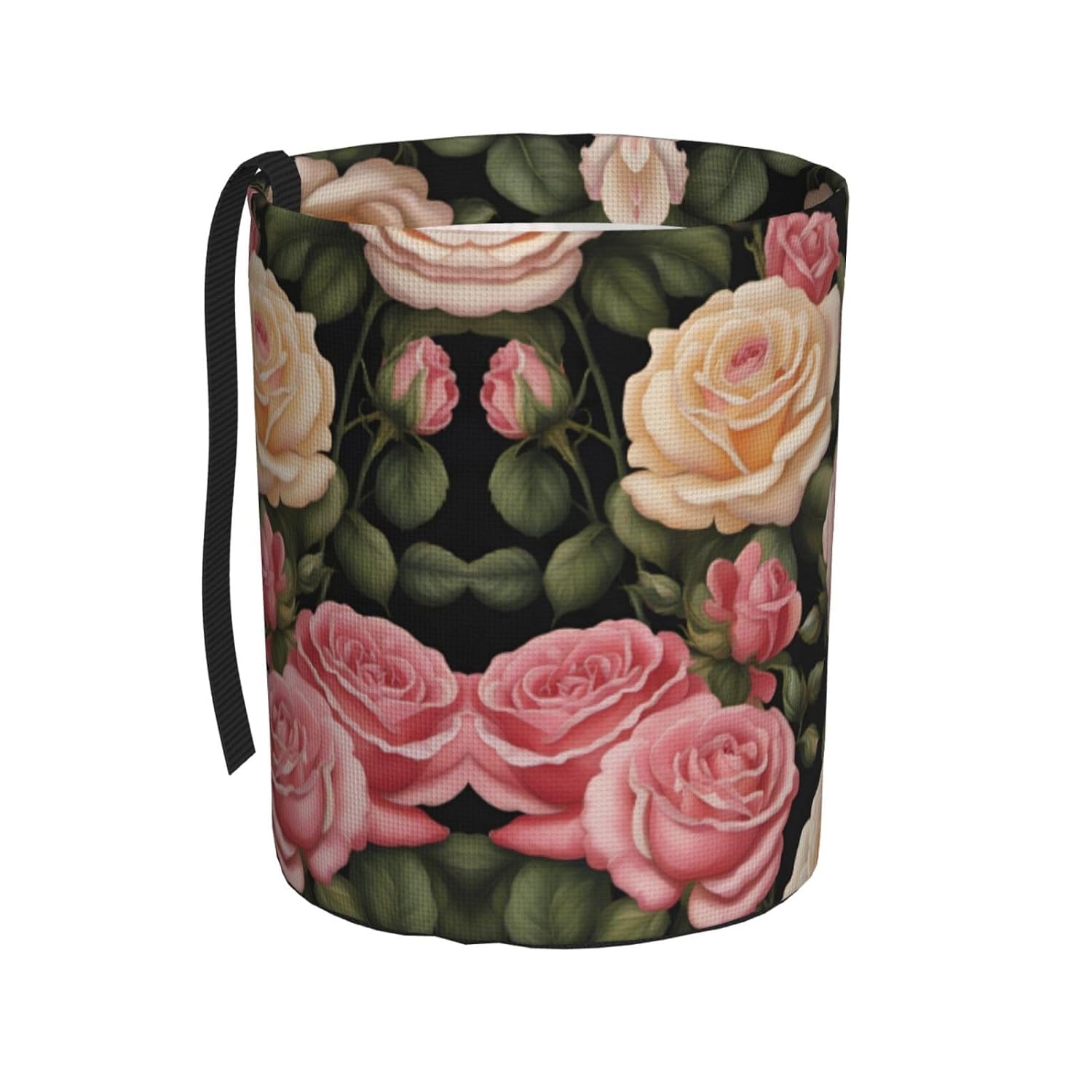 Many Beautiful Roses Car Trash can, Hanging Foldable car Trash can, car Storage Box Accessories, Suitable for Travel SUV Truck Sedan