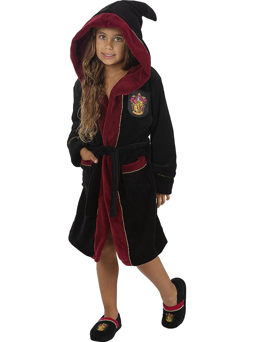 Funidelia Chaussons Gryffondor - Harry Potter pour fille et garçon, Licence Officielle, Taille 34-36, Poudlard, Magiciens. Produits dérivés à offrir à Noël et pour les anniversaires