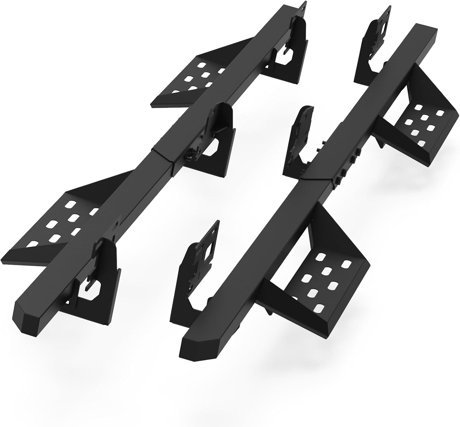 Running Board Side Steps for 2019 2020 2021 2022 2023 Dodge Ram 1500 Crew Cab 4 Door [Exclude Ram 1500 Classic Model], Ram Side Steps Nerf Bar w/Sturdy Removable Steps Black Powder Coated