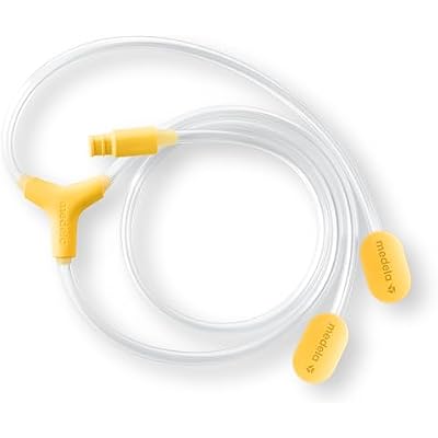 أنبوب بديل من Medela لأكواب التجميع بدون استخدام اليدين، مصمم لمضخة الثدي Freestyle Hands-Free وFreestyle Flex & Swing Maxi