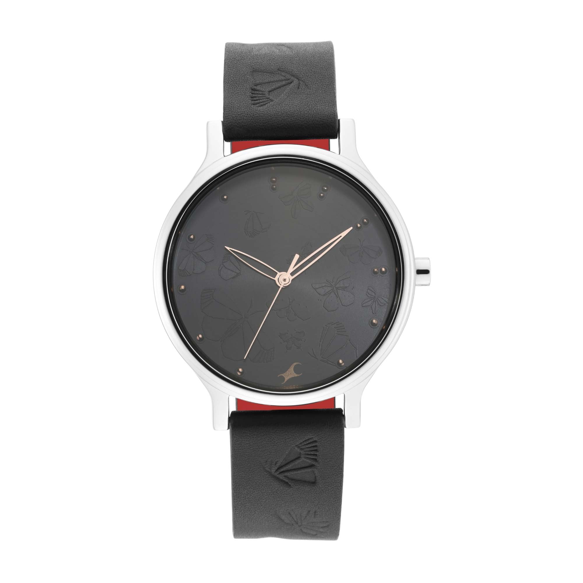 Fastrack I Love Me Quartz Analog Black Dial Leather Strap Watch for Girls-NR6189SL01 (B084696BMH) Amazon Price History, Amazon Price Tracker