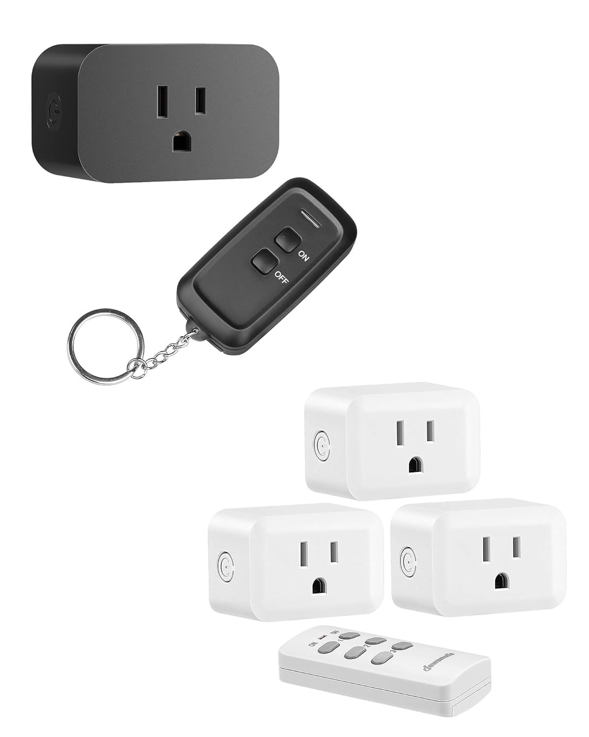 DEWENWILS Indoor Remote Control Outlet, Wireless Remote Light Switch, No Interference Remote