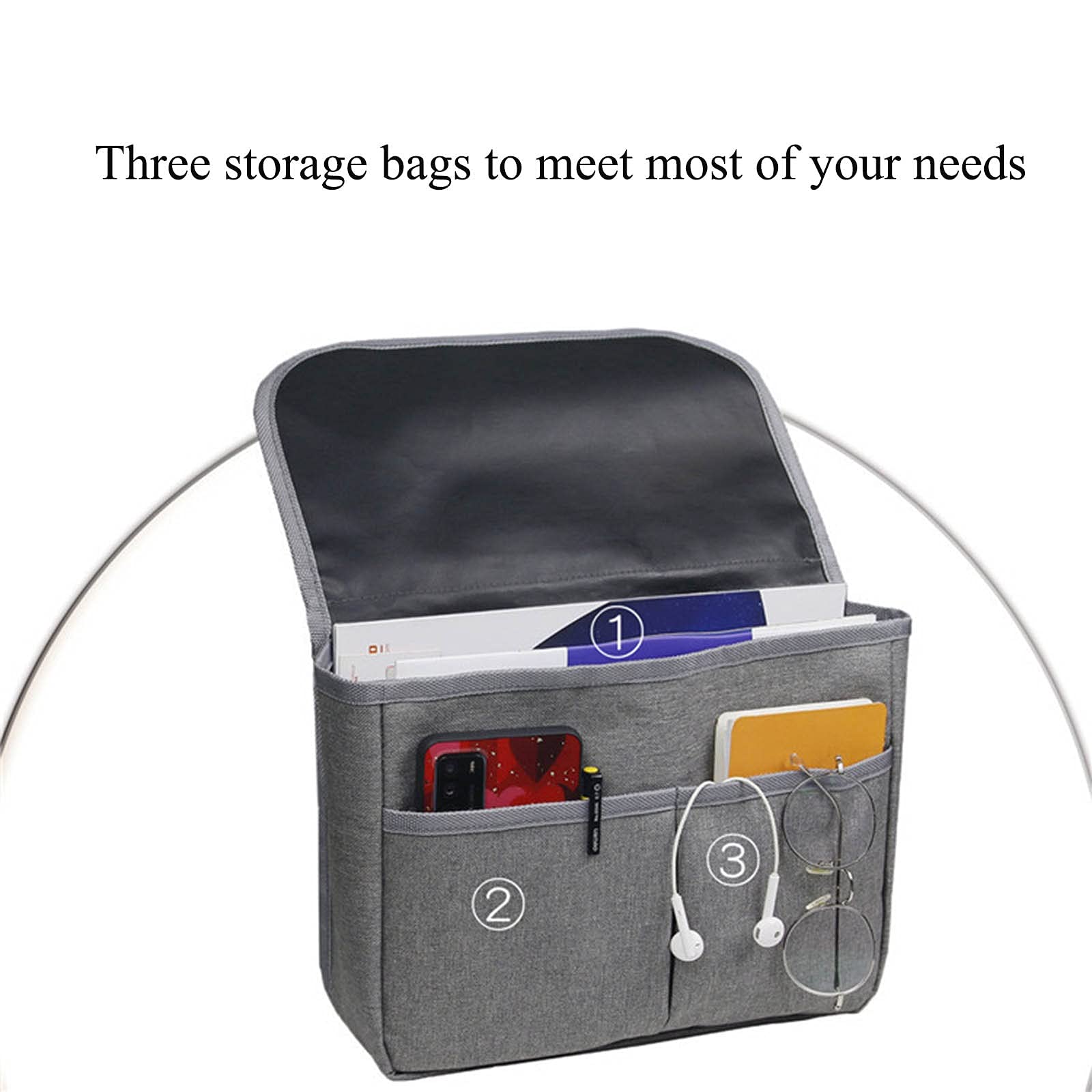 Bolsa para silla de ruedas, con funda para reposabrazos para silla de ruedas, accesorios para silla de ruedas y andador para movilidad, correas flexibles que permiten una fácil instalación