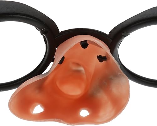 Miniatura 8 de Novedoso disfraz de nariz de bruja para despedida de soltera, gafas de noche, marco de Halloween, accesorios