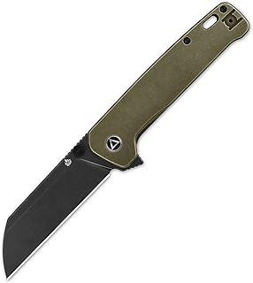 QSP KNIFE PENGUIN XL POCKET KNIFE, CPM20CV BLADE with FLIPPER OPENING, DIFFERENT COLOR TITANIUM HANDLE OPTIONS - QSP