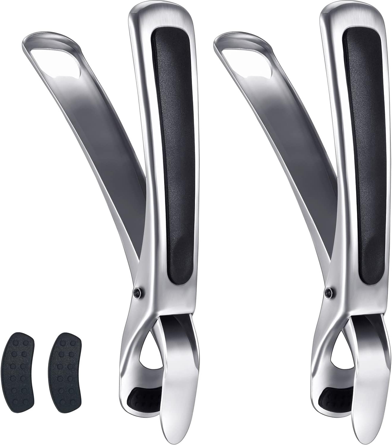 SOLEADER Plate Gripper Compatible With Instant Pot Accessories, Air Fryer Pans Gripper, Hot Plate Bowl Retriever For Egg Custard For Jidangeng, For Microwave Toaster Oven Steamer, Pack of Two