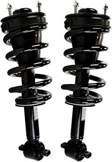 AutoShack CST100138PR Front Complete Struts Coil Springs Assembly Pair of 2 Driver and Passenger Side Replacement for 2007-2013 Chevrolet Silverado 1500 2007-2013 GMC Sierra 1500 4.8L 5.3L 4WD AWD RWD