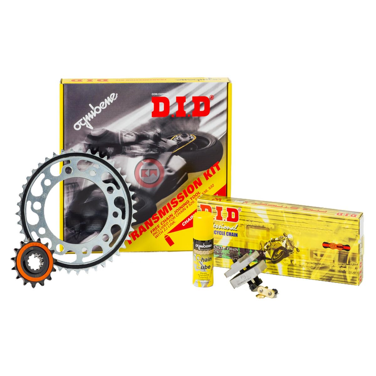 373220000 Kit chaîne Couronne Pignon dID Kawasaki ER-5 (a1-c4) 2002-500 cc