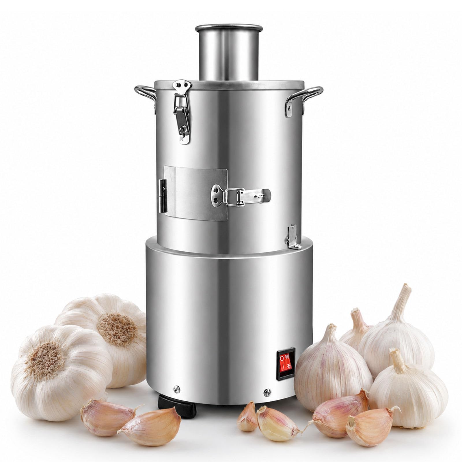 liuyunfeiGL Commercial Garlic Peeler, 77lbs/h, Heavy-Duty Stainless