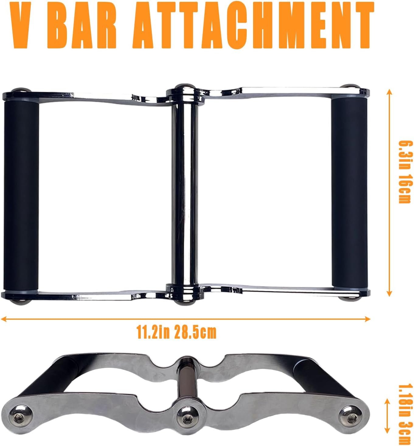 Viking Press Landmine Handle for 2-Inch Barbell, Hack Squat T-Bar Row Attachment Strength Training Accessories, Shoulder Press Landmine Attachment Equipment image 2
