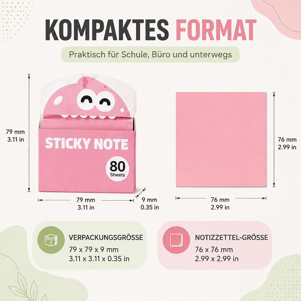 Sticky Notes Glitter Monster, 2027 NEU Pull Out Transparent Sticky Notes Glitter, Reusable for Book Annotation Studying, Make Your Notes A Litte More Sparkly (12pcs-A)