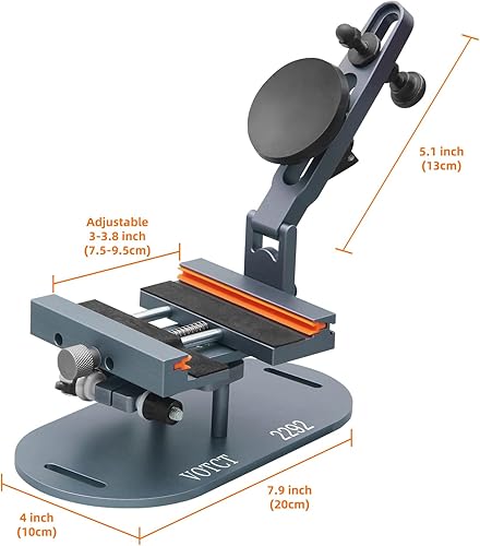 Miniatura 5 de Separador de pantalla de teléfono de aleación de aluminio con ventosa para calefacción, herramienta de apertura de pantalla LCD giratoria 360, kit