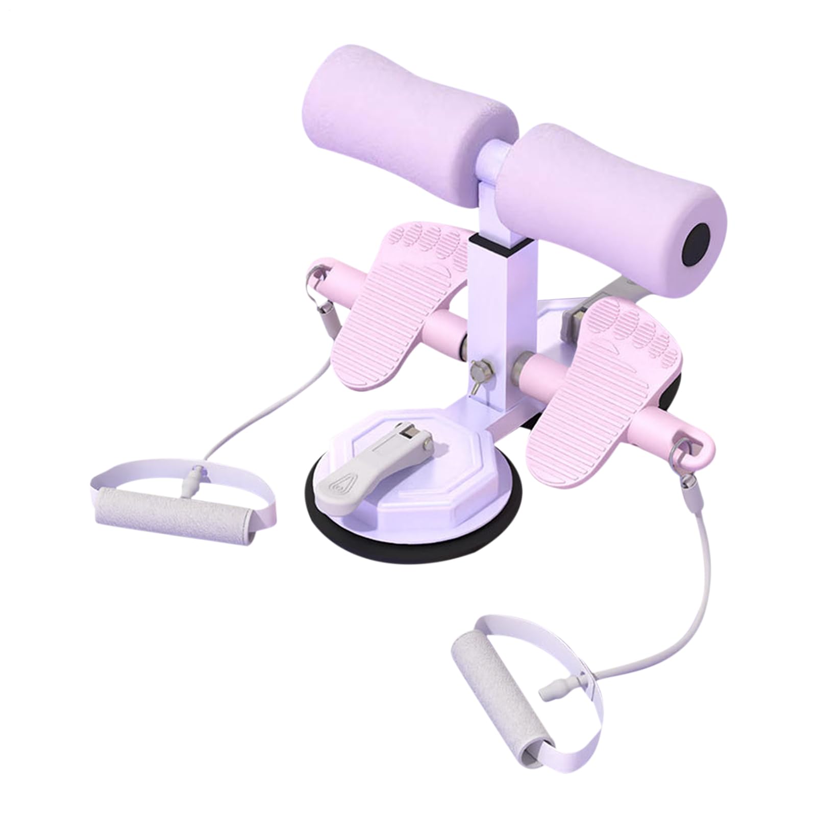 Sit Up Machine - Sit Up Helper With 2 Suction Cup | Multifunction Adjustable Height, Portable Auxiliary Tool for Muscle Training, Ab Workout, Home Gym