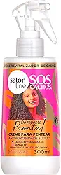 Salon Line, Creme para Pentear Fluido, SOS Cachos, De Repente Pronta, Vegano - Para Cabelos Cacheados e Crespos, 300ml