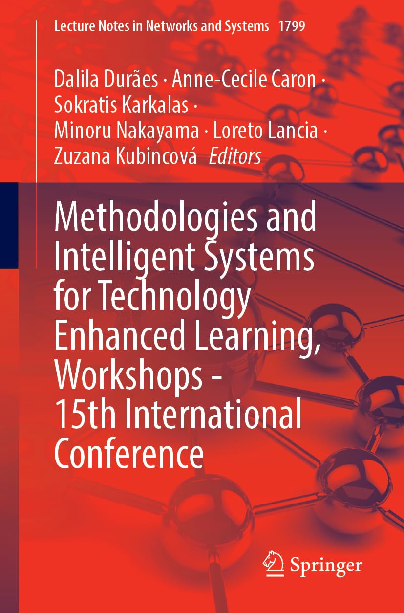 Methodologies and Intelligent Systems for Technology Enhanced Learning, Workshops - 15th International Conference (Lecture Notes in Networks and Systems, 1799)