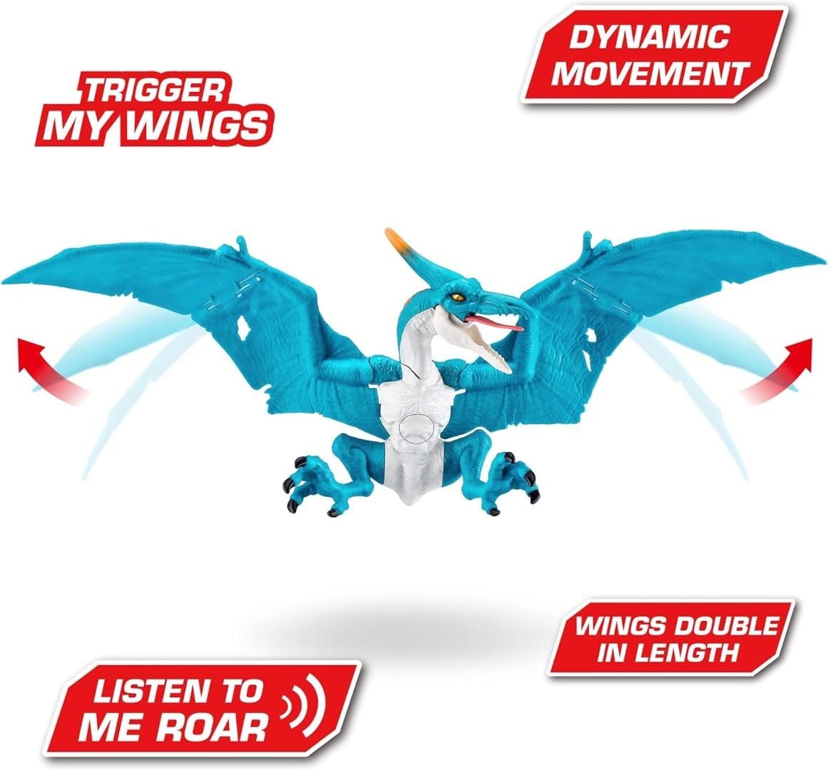 Zuru Jurassic World Robo Alive Dino Pterodactyl Action S1 7173, Multi-Colour