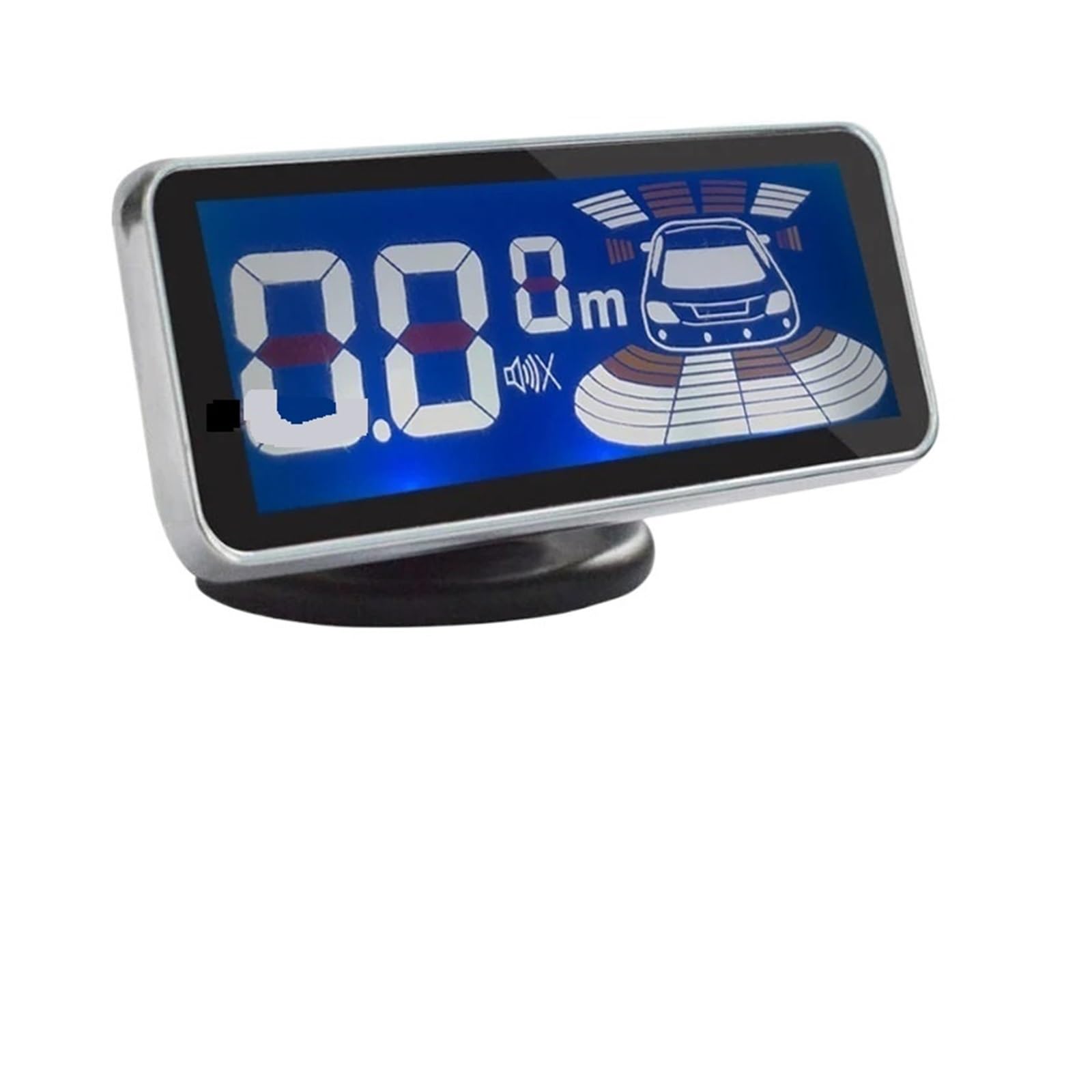 Cyfrowy ekran LCD Car Parking Sensors 4/6/8 Radars Front Voice Buzzer Back Reverse Parktronic System (złoty, 4 czujniki)