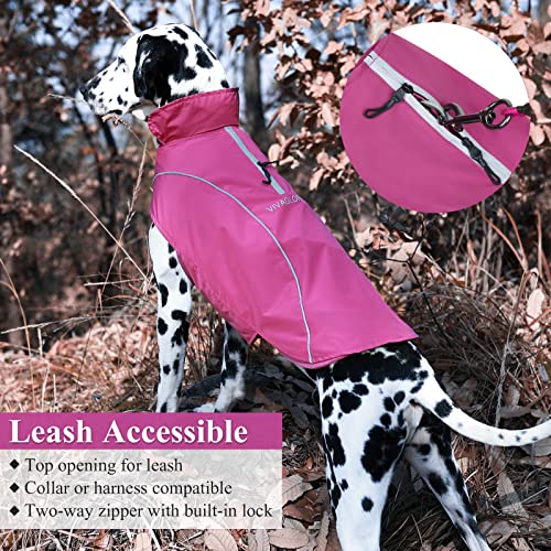 VIVAGLORY 3-in-1 Dog Coats Lined with Fleece, Reflective Water-Resistant Cold Weather Dog Coats, Dog Winter Coats for Puppy Small Dogs, Wind Breaker, Warm Sweater with Leash Portal VIVAGLORY 3-in-1 Dog Coats Lined with Fleece, Reflective Water-Resistant Cold Weather Dog Coats, Dog Winter Coats for Puppy Small Dogs, Wind Breaker, Warm Sweater with Leash Portal