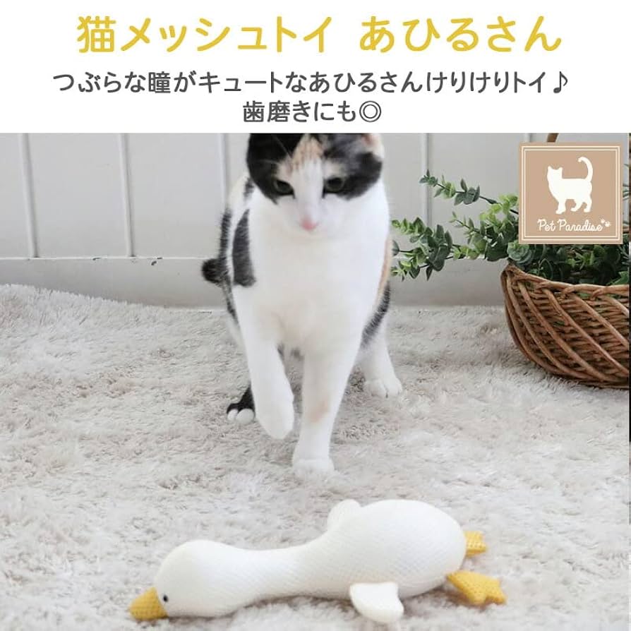 Amazon | ペットパラダイス 猫 おもちゃ 歯磨き メッシュ トイ