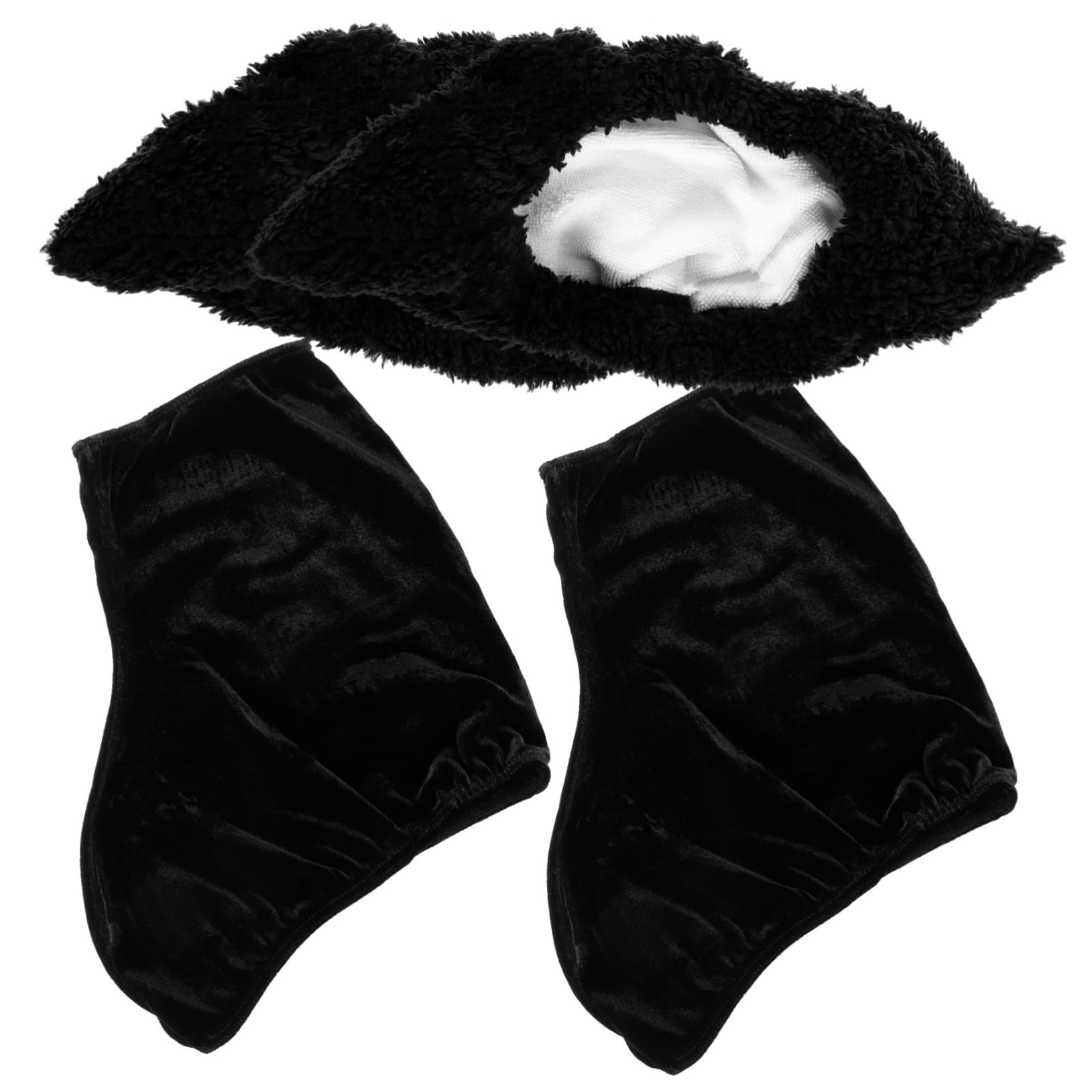 Toddmomy Cubierta de Zapato de Skate Skate Cubiertas de Cuchilla de patín de Hielo Cubrir Cubierta Protectora de Patines Cubiertas de Patines de Hielo poliéster Negro