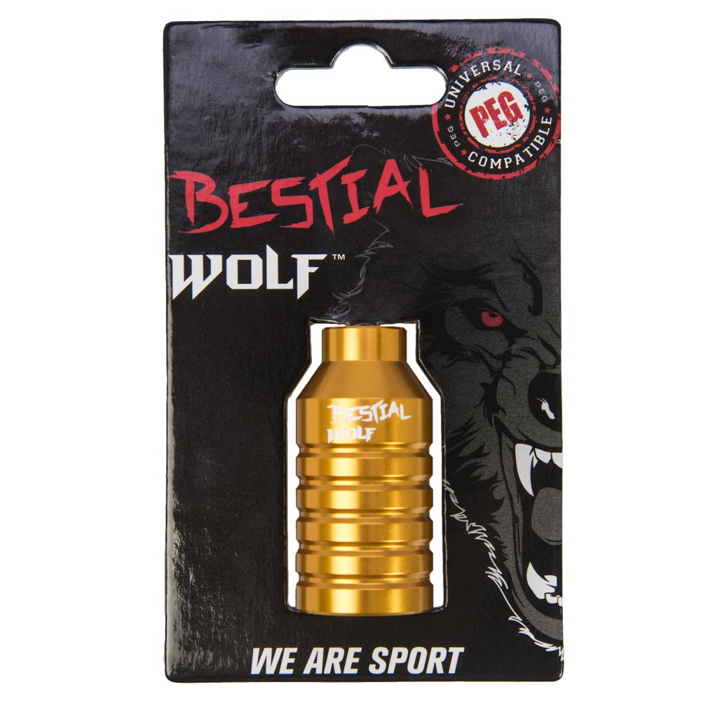 Bestial Wolf estribera individual sin tornillos SLIDER444 dorado