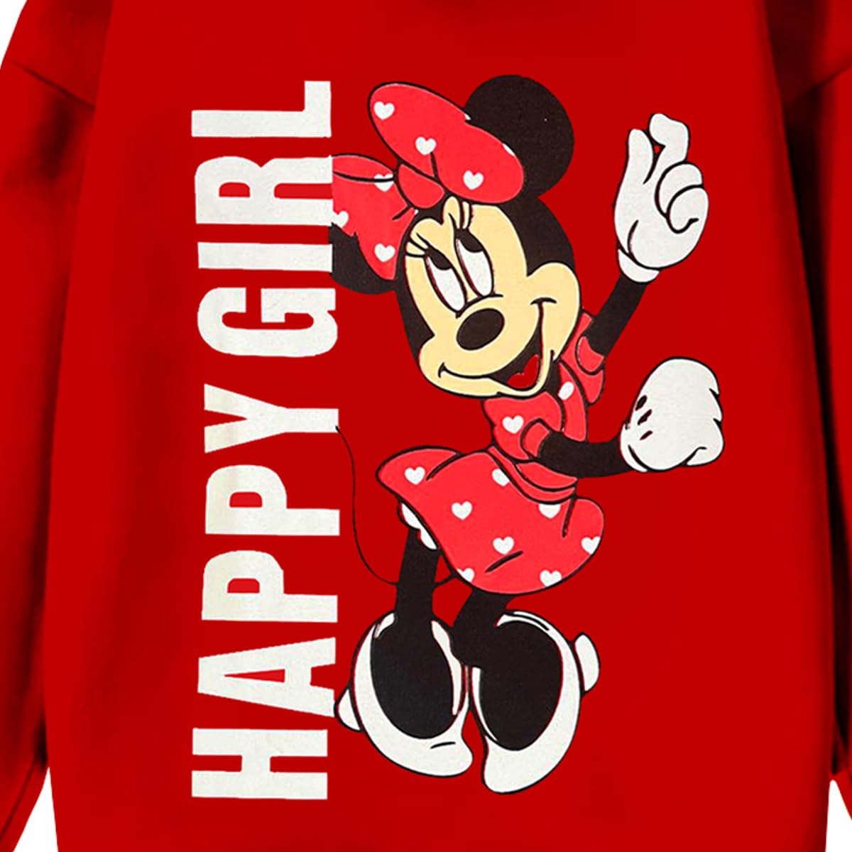 Kuchipoo Cotton Blend Girls Regular Fit Winterwear Hoodie (© Disney-HOD-214, 13-14 Years, Multi-Colored) - Image 3 thumbnail