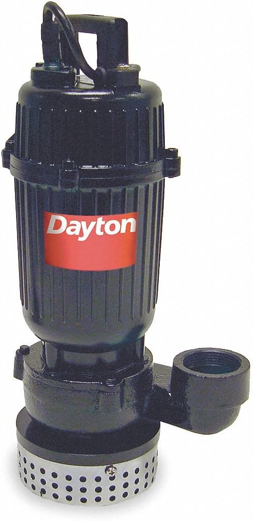 Dayton 1/3 HP 1-1/2" Submersible Sump Pump 115V, 1XHV6