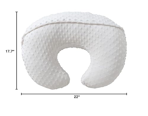 Miniatura 8 de Almohada de lactancia y posicionador corporal con funda de Minky de primera calidad para lactancia materna para bebés niños y niñas, almohada de