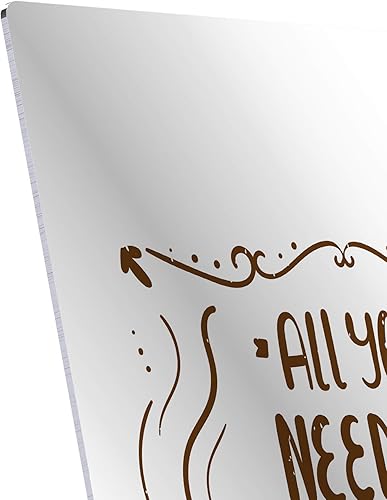 Miniatura 4 de HB Art Design All You Need is Love and More Coffee Brown Quote and Big Mug Metal Print Wall Art Coffee Bar Decor Coffee Signs Kitchen Wall Decor