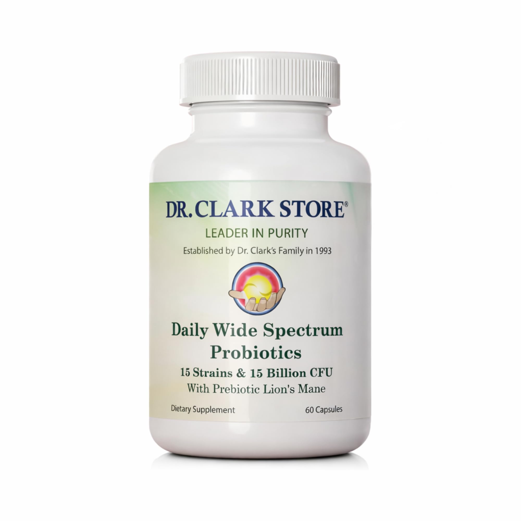 Dr Clark Store Daily Probiotics - 15 Billion CFU, 60 Caps (30 Days Supply)