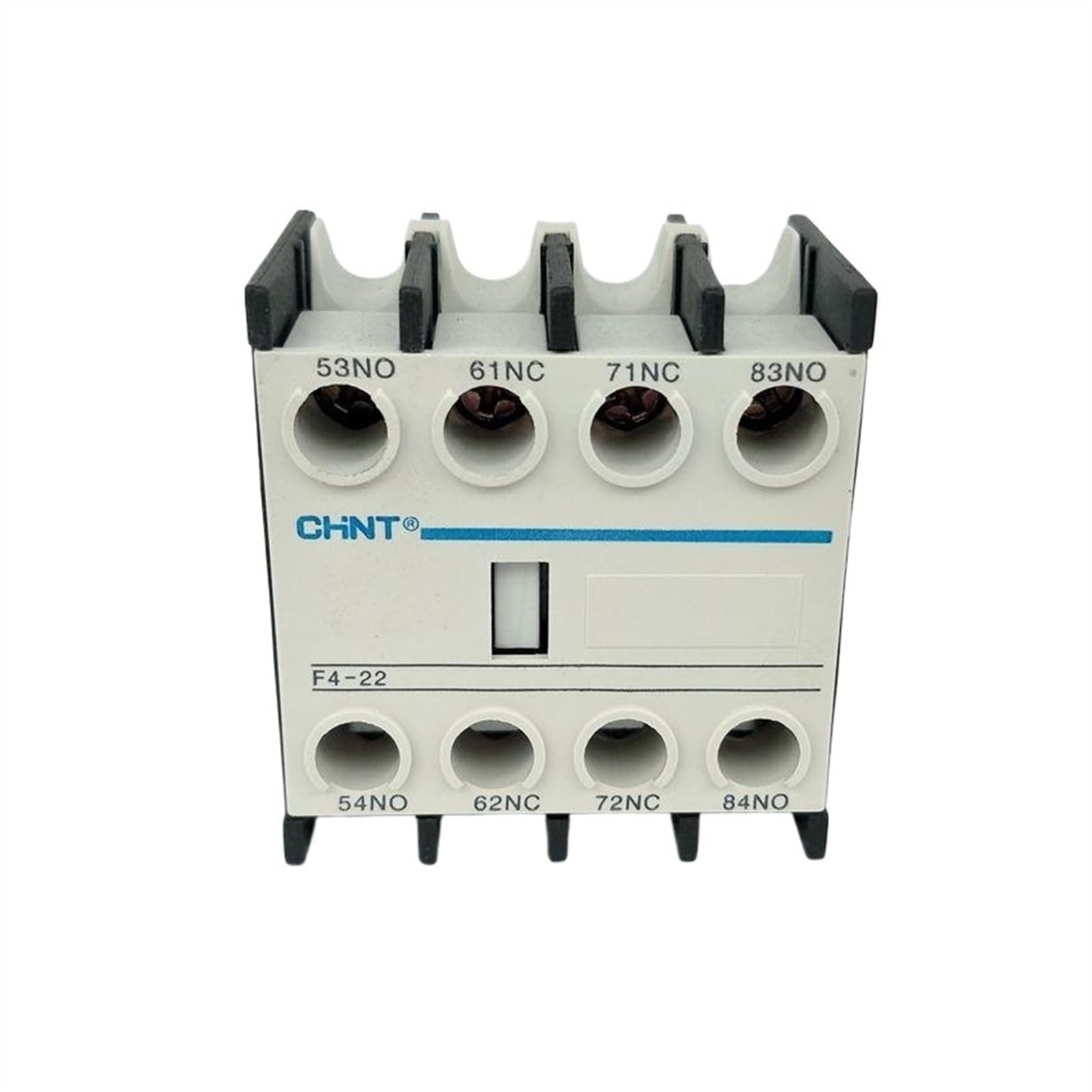 ETPBRIMSF 1pcs AC Contactor Auxiliary Contact Block F4-04 4NC F4-40 4NO F4-22 2NO+2NC F4-31 3NO +1NC F4-13 LA1-DN(F4-22 2no 2nc)
