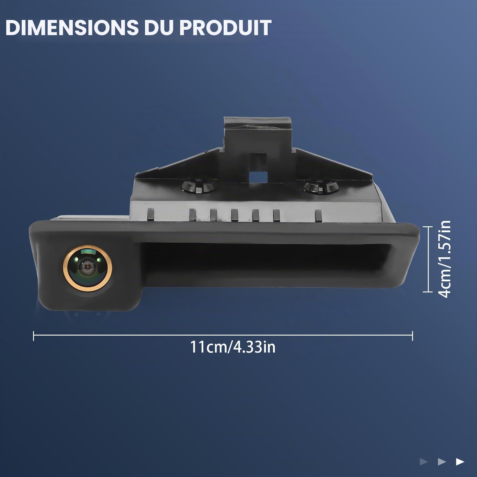 Caméra de Recul AHD 1080P pour Série 1 3 5 X6 E60 E90 E39