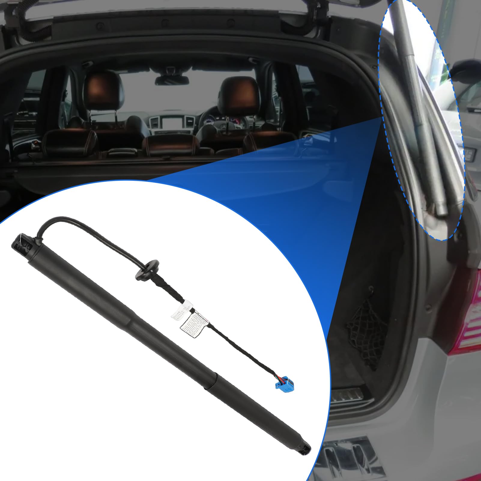 Elektrische Heckklappendämpfer Recht für M-Klasse W166 ML63 AMG ML250 ML300 ML350 ML400 ML500 SUV 2011-2015 Heckklappe Kofferraum Gasdruckfedern Gasdämpfer 1668901130