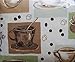Mainstays "Multi/Gourmet Coffee" Vinyl Tablecloth 60in x 102in rectangle