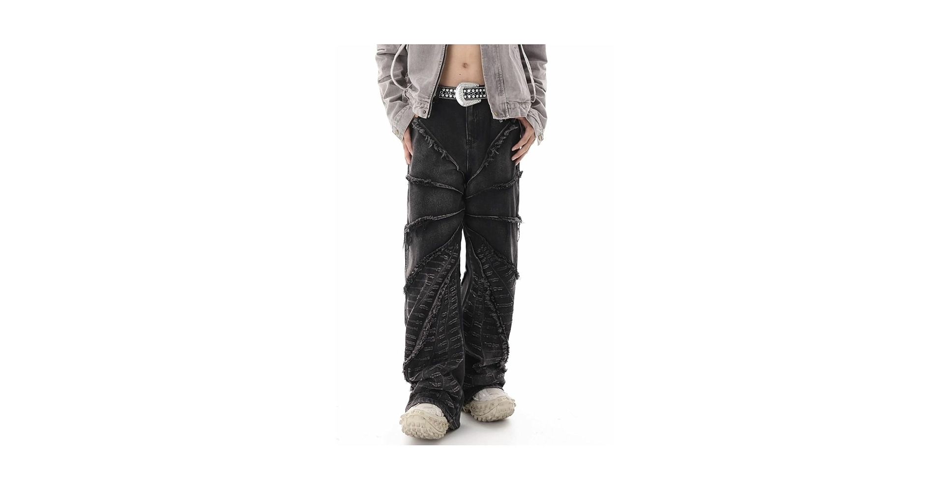 Amazon.com: Y2K Jeans Men's Hip Hop Vintage Jeans Gothic