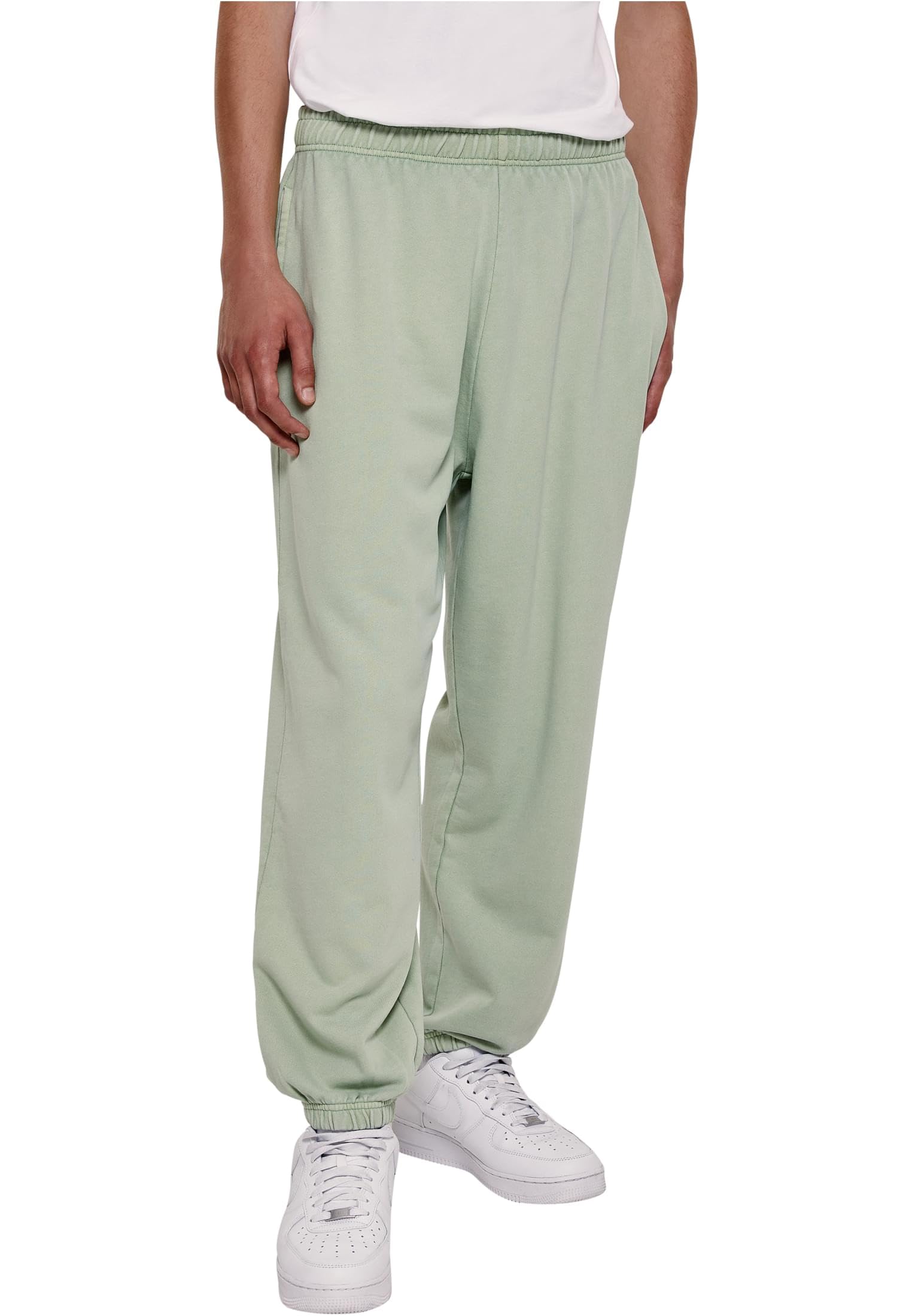 Urban Classics Pantalones de Gimnasia Hombre Pantalones de Deporte Negro Suelto — view 14