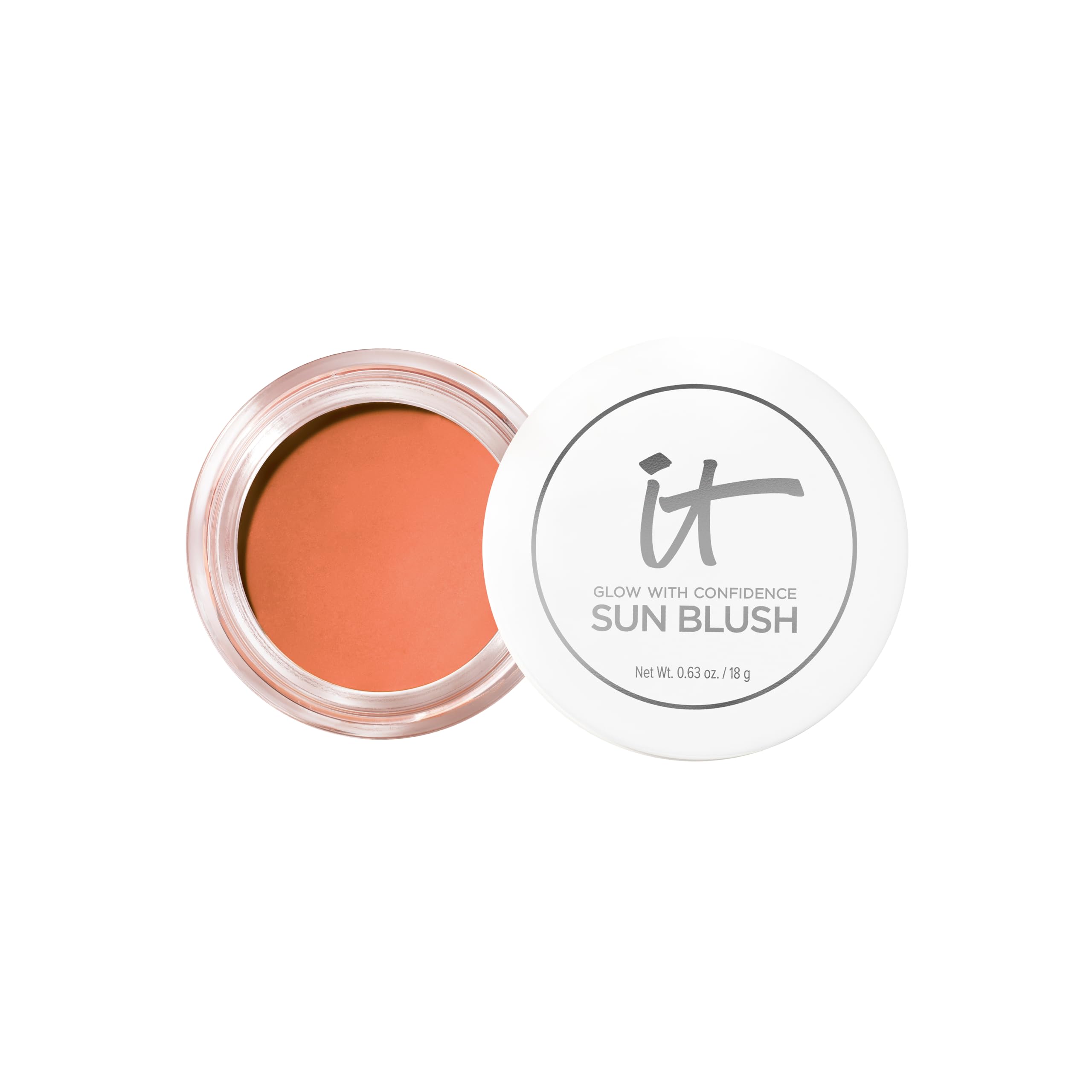 iT Cosmetics, Glow with Confidence Cream Blush, Skincare-Infused Formula