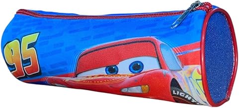 arlis Trousse Scolaire Cars, Ronde - Dimensions: 23 x8 cm (Cars)