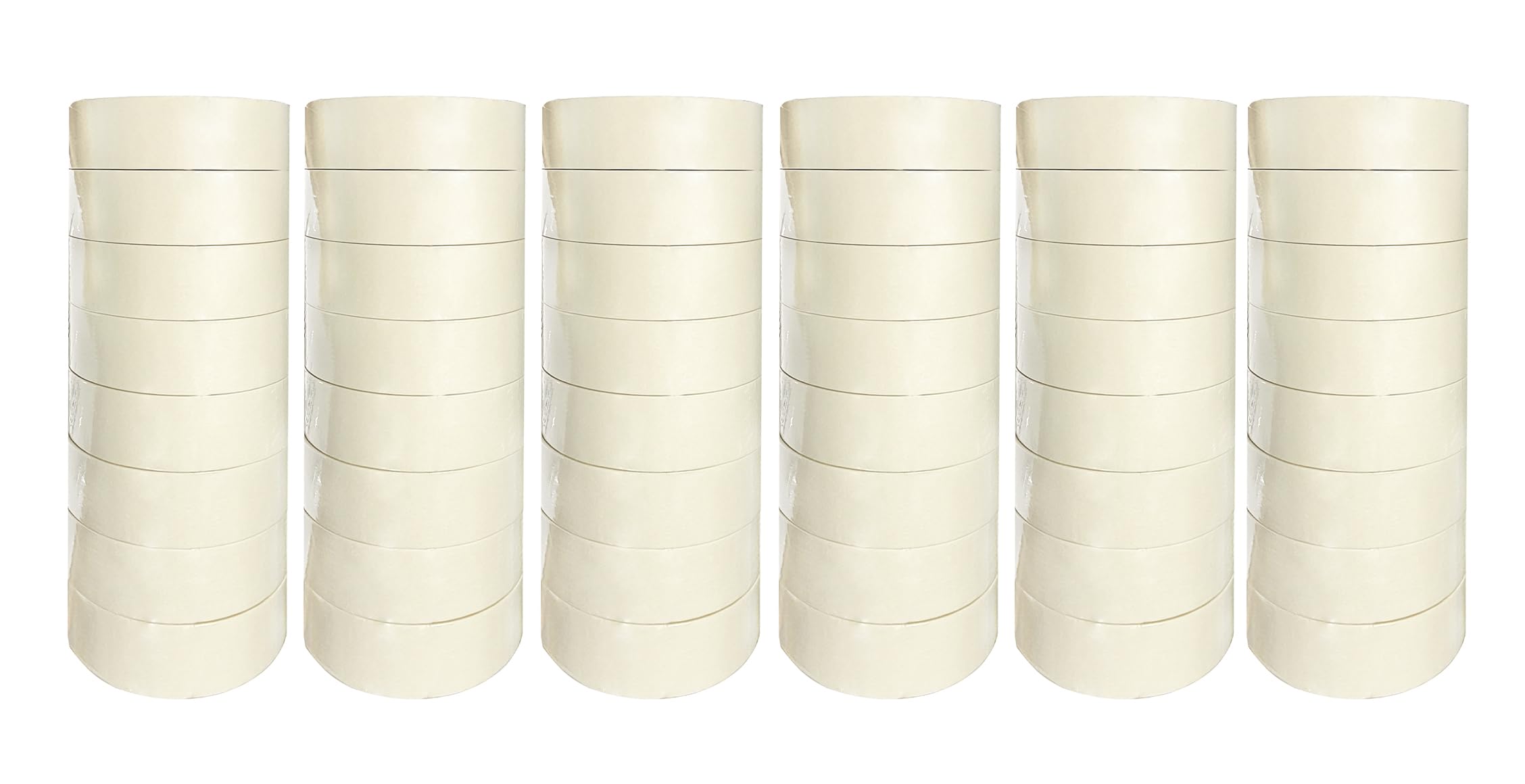 Nastro di carta gommata 50m x 38mm - per mascheratura, verniciatura,disegno- Torre da 8 rotoli (6torre)