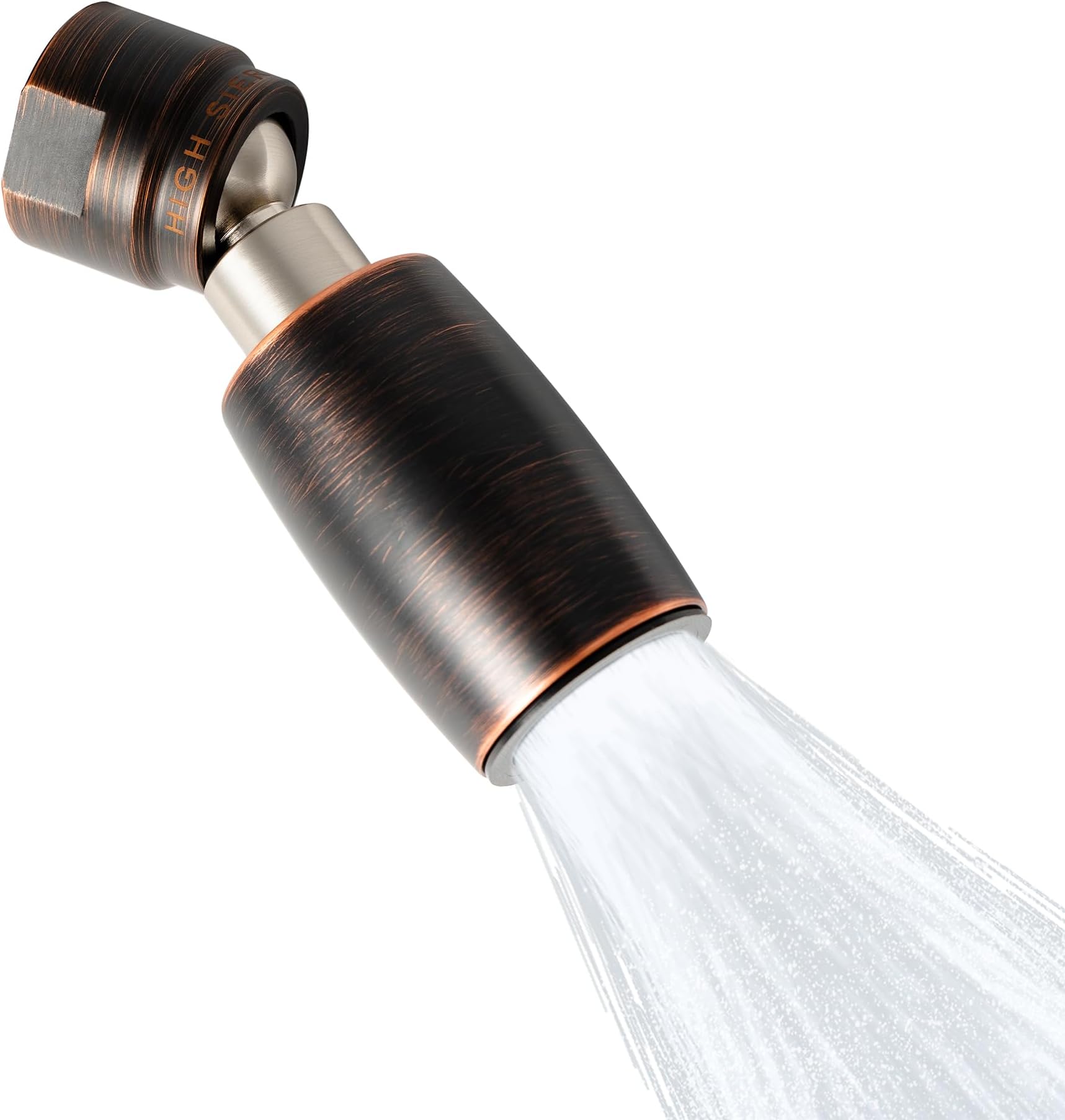 High Sierra® - CLASSIC™ Solid Lead-Free Metal 1.8 GPM Award Winning. Low Flow Shower Head. Patented Nozzle Never Clogs - Oil Rubbed Bronze Finish