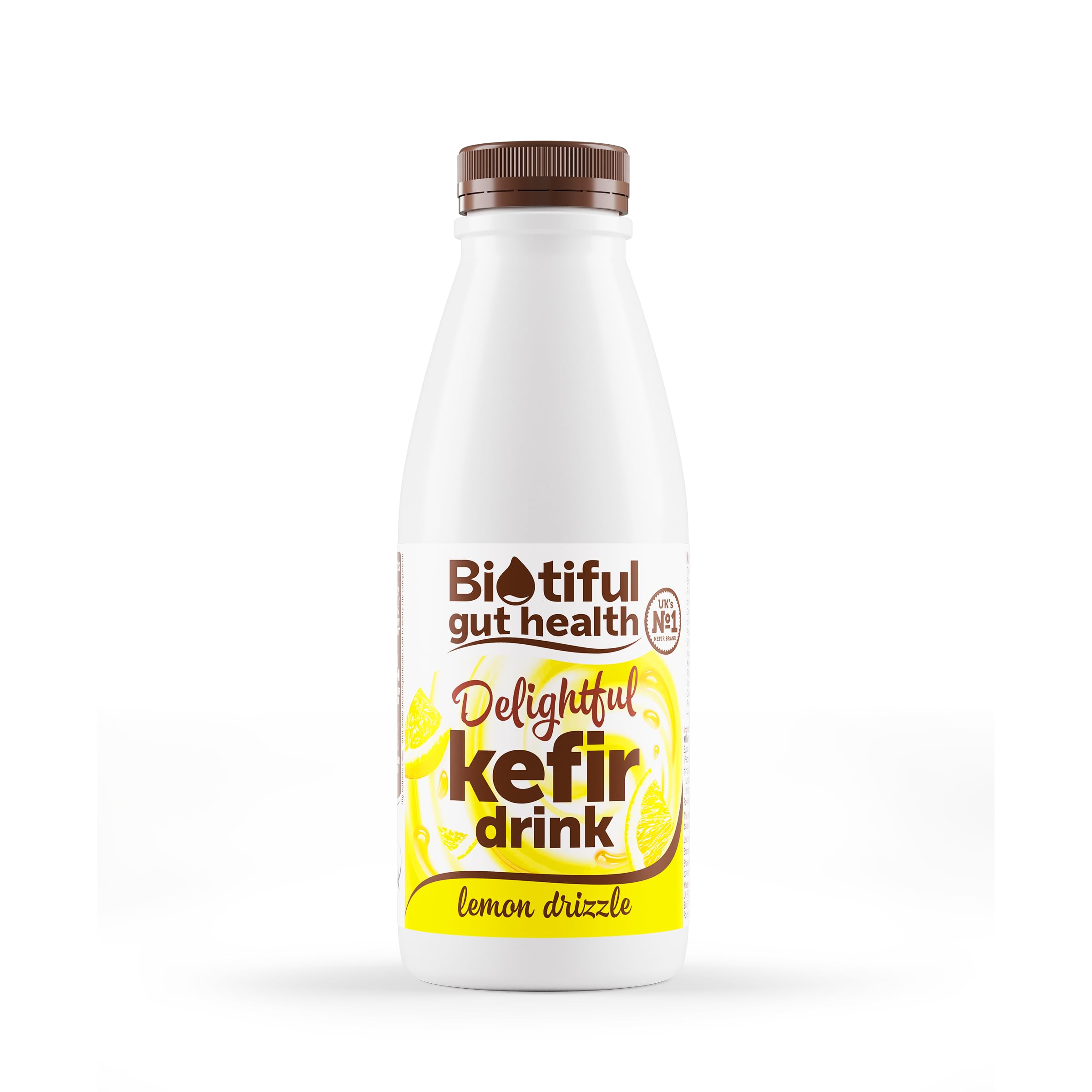 Biotiful Gut Health Delightful Kefir Lemon Drizzle Immunity Support Source of Protein Source of Calcium and Vitamin B12 500ml