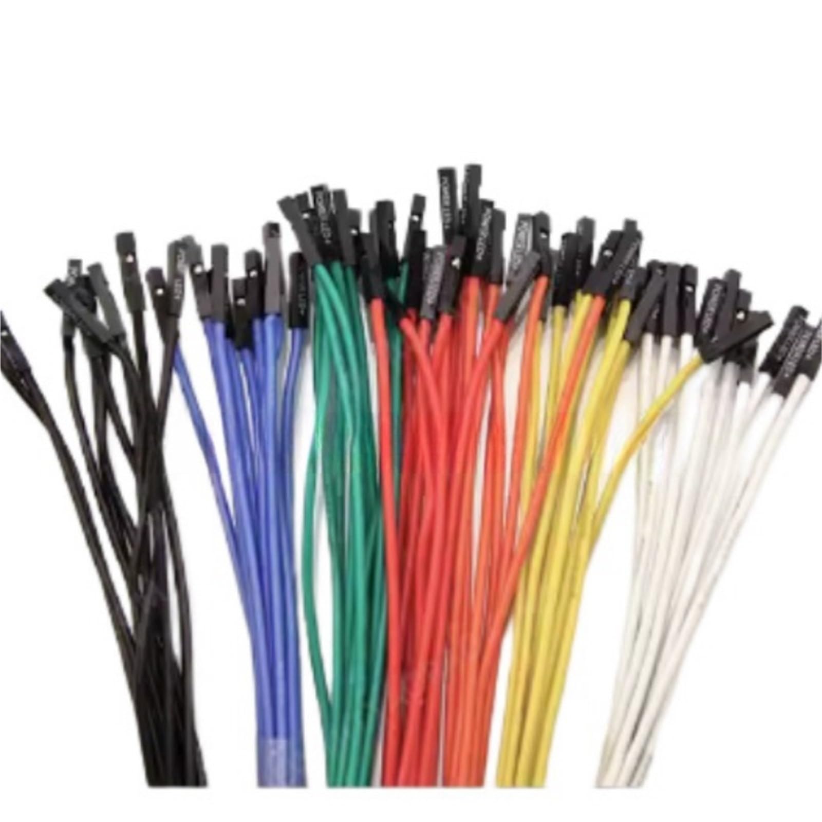 10 pz Filo in Silicone Morbido 1P Cavo Jumper Femmina Maschio Connettore 10/20/30 cm 22awg