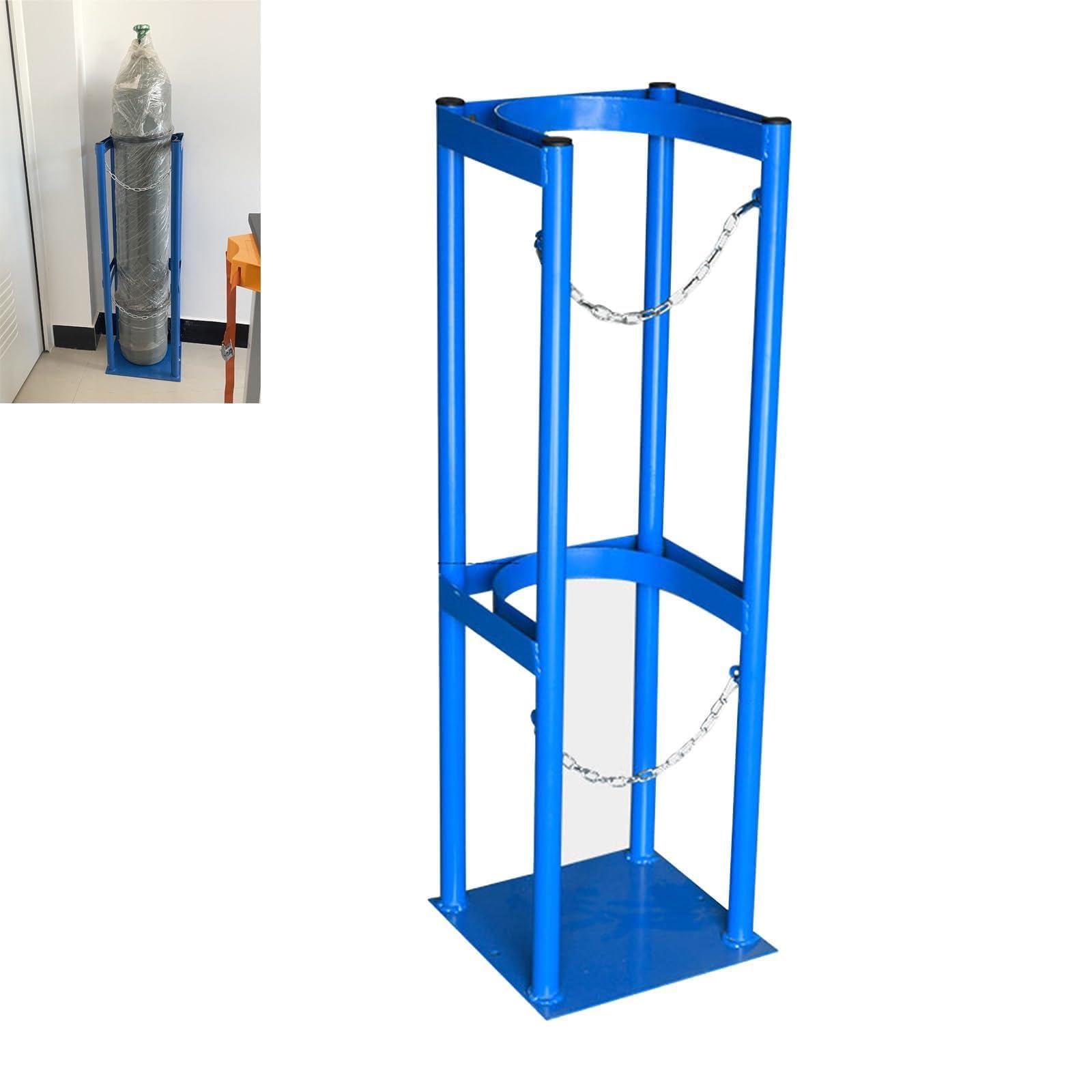 Support de bouteille d'oxygène 40L idéal pour organiser l'atelier