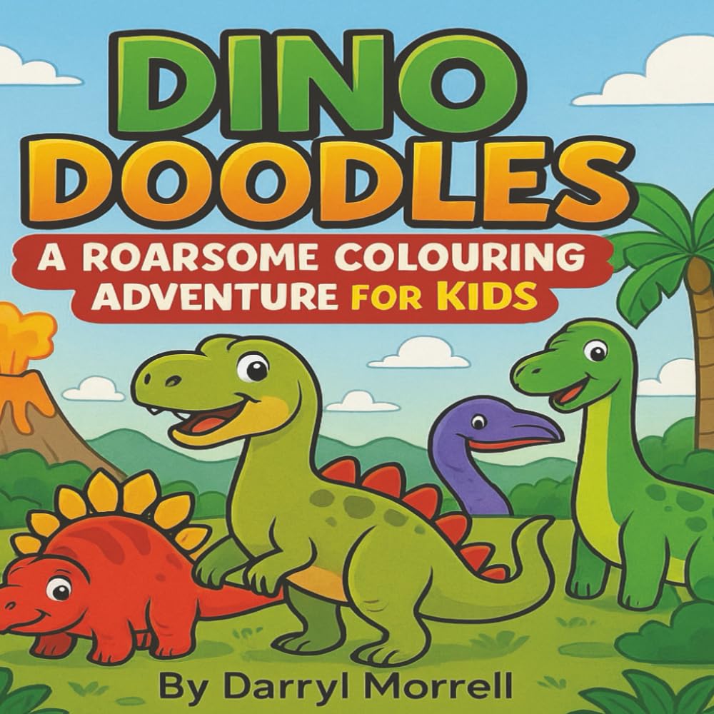 Dino Doodles: A Roarsome Coloring Adventure For Kids