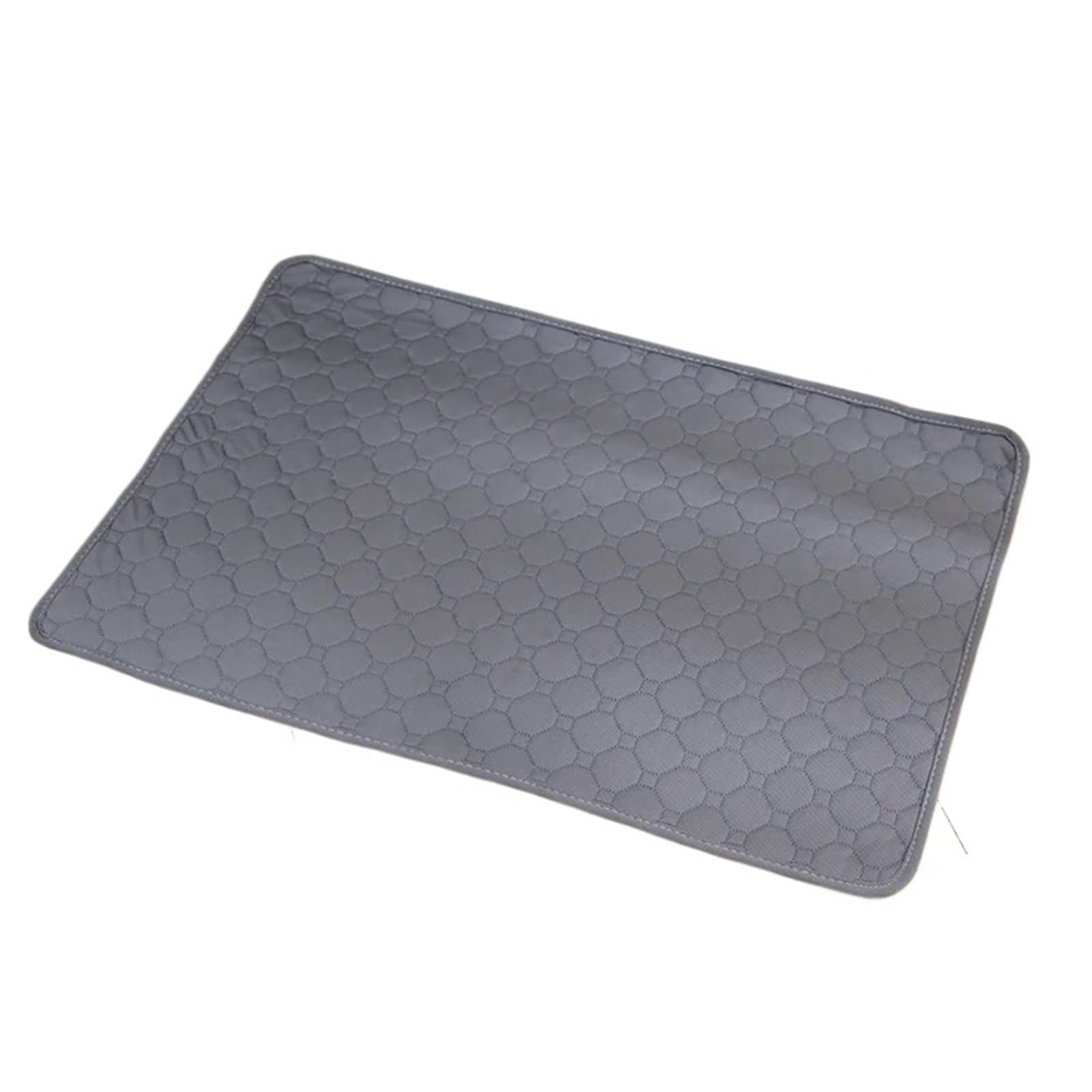 Couverture absorbante réutilisable pour chien - Tapis d'apprentissage lavable pour animal domestique - Tapis d'urine pour animal domestique (gris, XL)