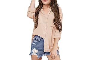 Girls Button Down Shirts: Stylish Versatility in Every Stitch