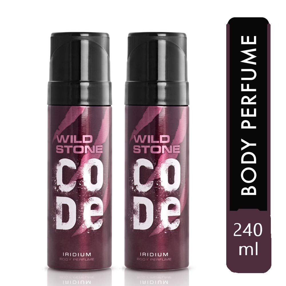 Iridium Body Perfume for Men (Pack of 2, 120 ml each)