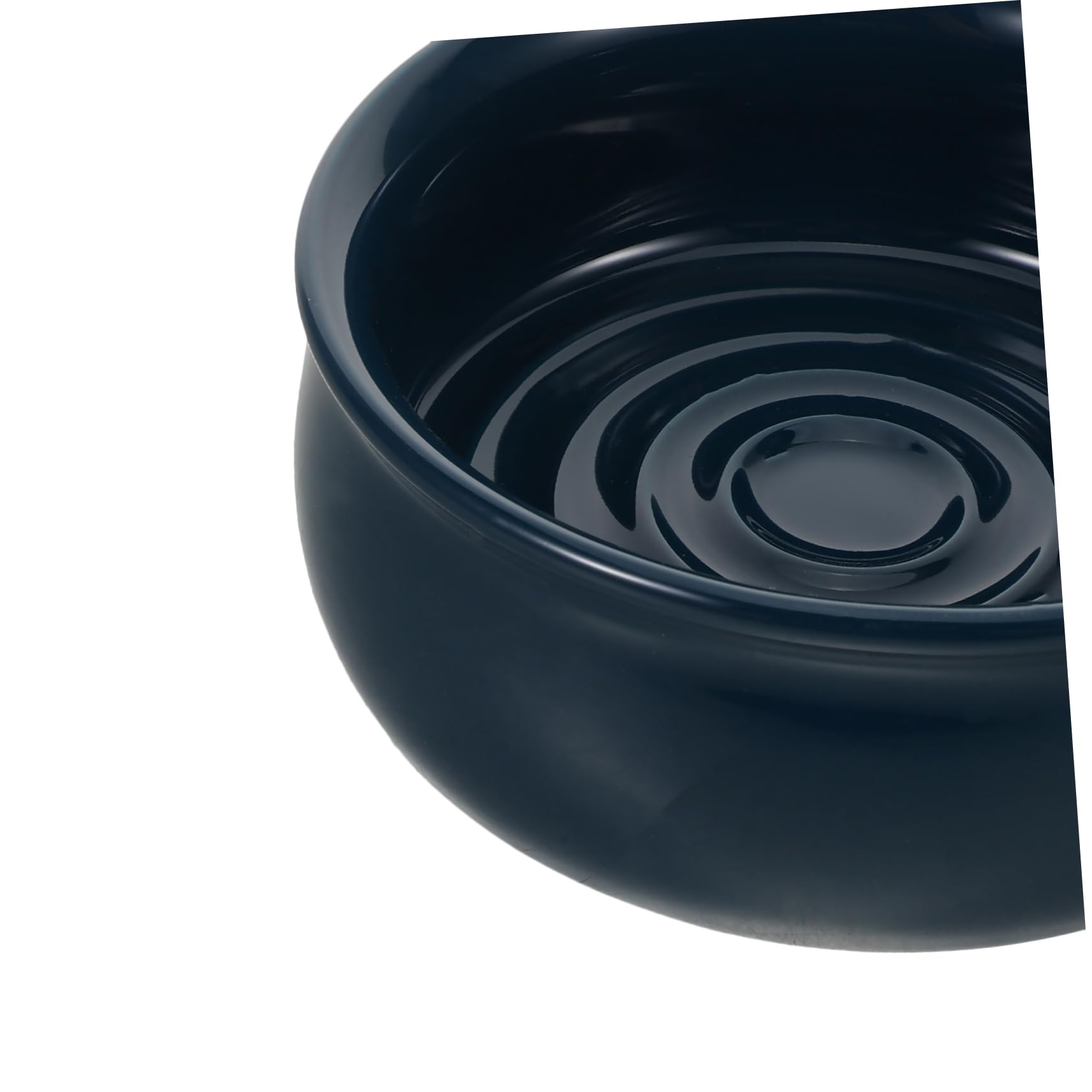 Beaupretty Ciotola da Barba in Materiale Ceramico Testurizzato a Spirale per Rasatura Bagnata e Viaggio