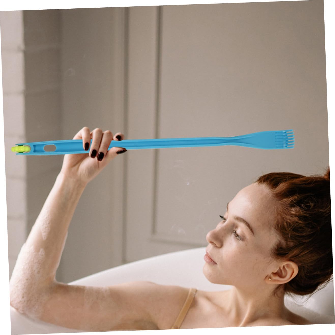 10Pcs Blue Plastic Back Scratchers Roller Set, Body Massage Tools with Massaging Rollers for Itching Relief, Suitable for Adults and Seniors in Wellness and Relaxation